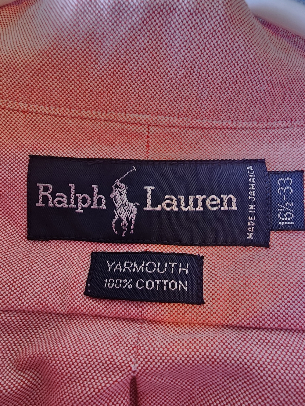 🐎Polo by Ralph Lauren Men's Button-Down YARMOUTH 100% Cotton. Y2K Preppycore⛳️ - Picture 11 of 12
